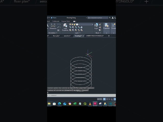 AutoCAD Helix Command Tutorial: Design a Perfect Spring #autocad #autocadblocks