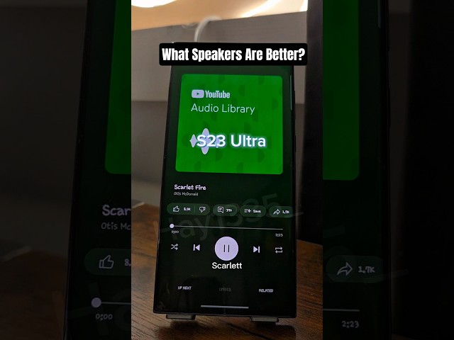 samsung S23U compared to the S25U speakers #phone #speaker #fy #fyp #fpyシ#viral #vural
