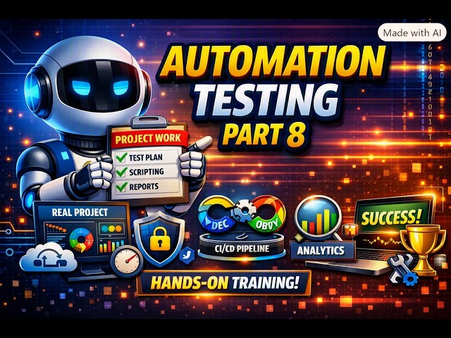 Automation Testing Part 8: Continuous Improvement & Real‑World Projects