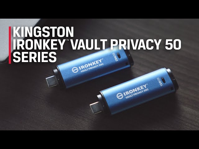 XTS-AES 256-bit Encryption – IronKey Vault Privacy 50 Encrypted USB Drive