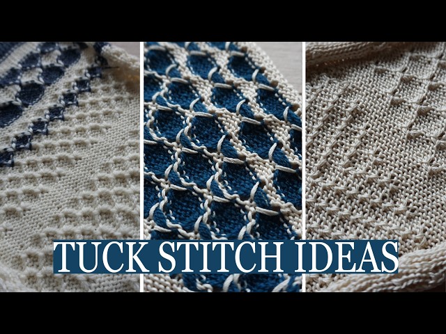 Tuck Stitches Two Ways: Holding Position & Punchcard | Machine Knitting Tutorial