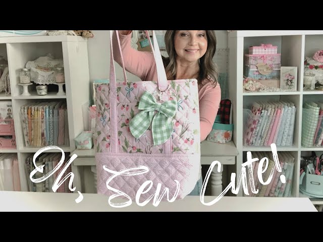 Sew this Quilted Tote Bag with a few Simple Rectangles and Squares! | Techniques for Better Bags! 