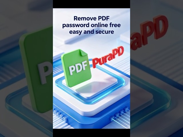Remove PDF password online free easy and secure #pdfconvertor #pdf #pdftools