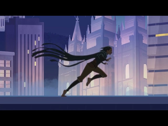 Vin's rooftop run animated by Scott T. Petersen from roughs to final coloring.