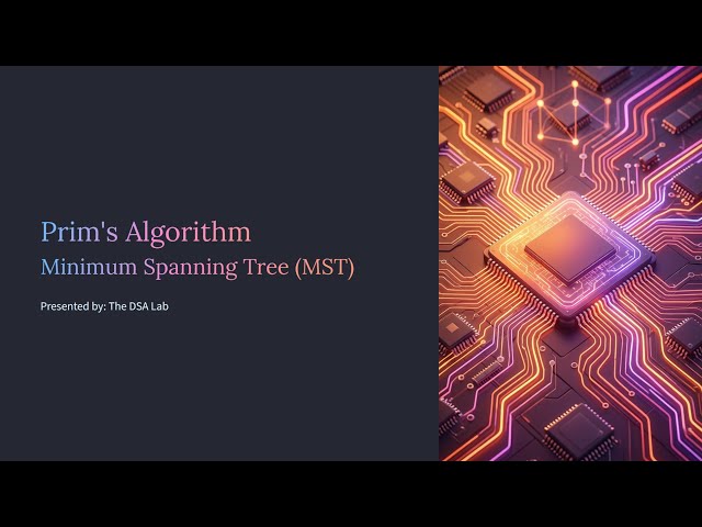 Prim’s Algorithm Explained Simply | Minimum Spanning Tree | DSA Tutorial