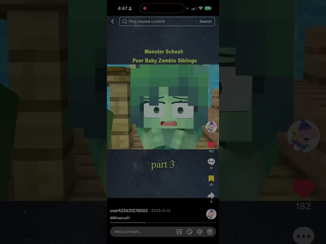 Poor Baby Zombie Silblings Minecraft Animation