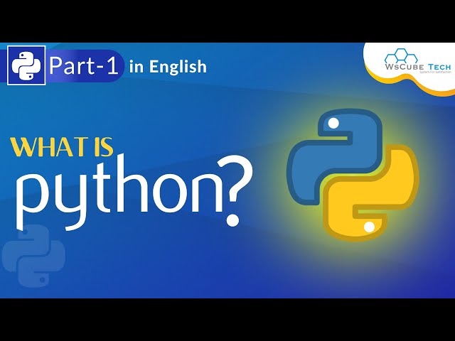 What is Python? | Introduction to Python | Python Programming For Beginners Tutorial | Part - 1