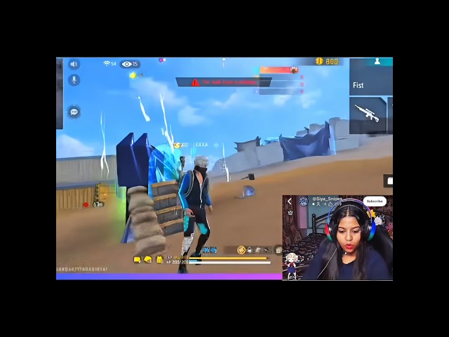 Girl Streamer 😱 vs LEXXA ☠️  #shorts #shortsfeed #freefire #tondegamer