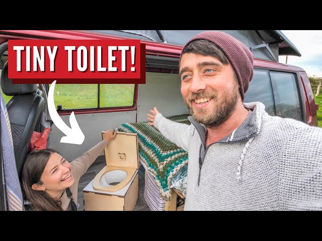 First Night In The Van + Best Toilet For Small Camper Van | UK Vanlife Series