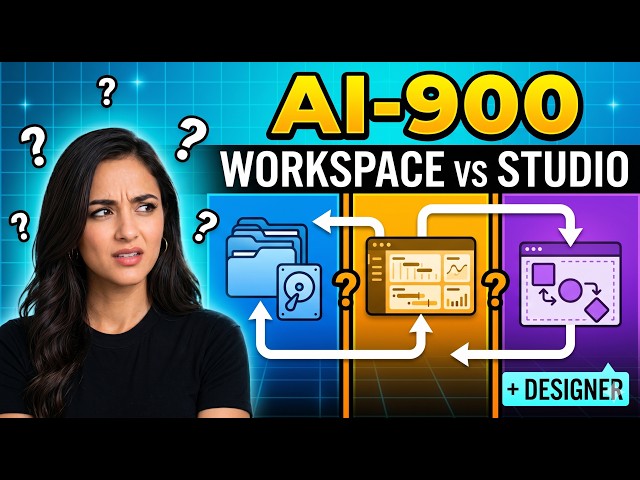 AI-900: Azure ML Workspace vs Studio vs Designer — Explained in 5 minutes