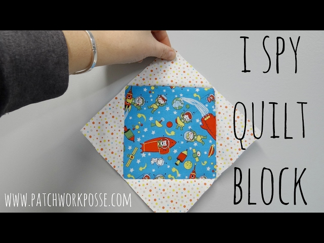 I spy quilt block tutorial and how to