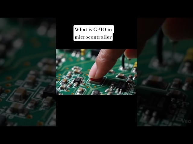 What is GPIO in Microcontroller#youtube #ytshorts #electronics #ecestudents #ece  #embeddedsystems