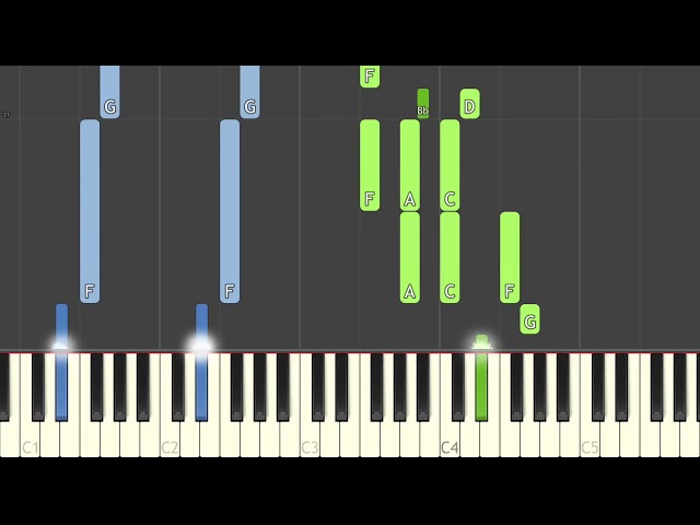 Calum Scott You Are The Reason Piano Cover Synthesia