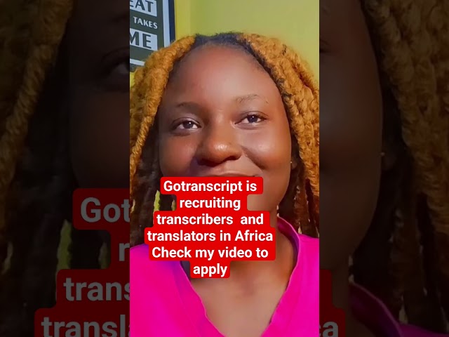 I tried GoTranscript: Can You Get a Remote Job With No Experience? #RemoteJobs #WorkFromHome #Ghana
