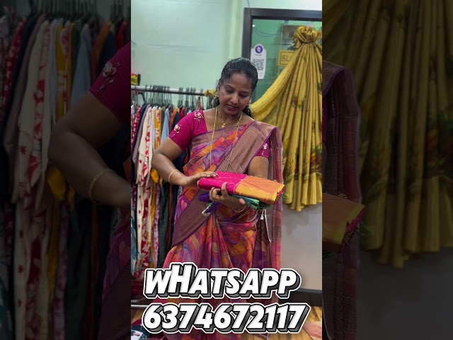 Soft silk sarees #olivaboutique #saree #onlineshopping #deepasilksdharmapuri