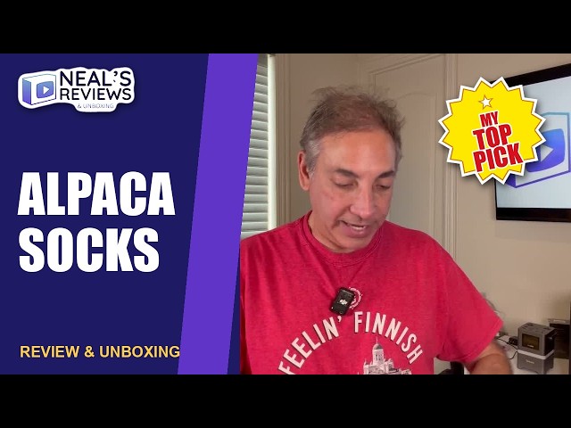 Alpaca Socks Review & Unboxing - 4K