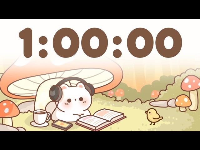 60 Minute Timer 🐱 1 Hour Study Timer for Classroom Focus
