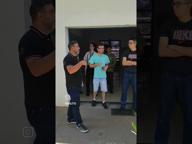 Visita técnica com os alunos da #fate #dfilitto #makeindiegames #robotica #programação #fatec