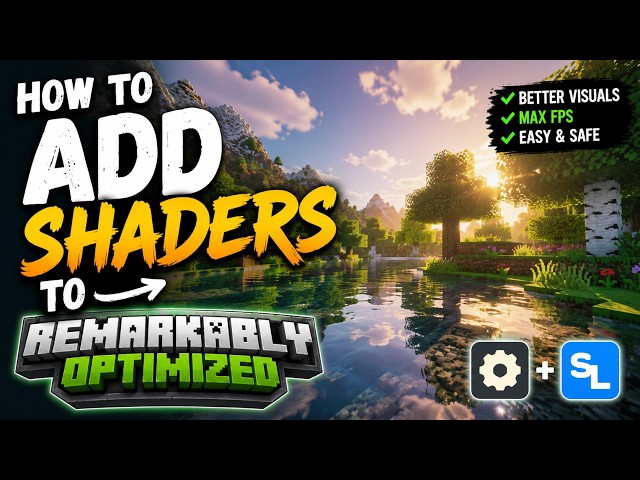 How to add Shaders to Remarkably Optimized Modpack quickly