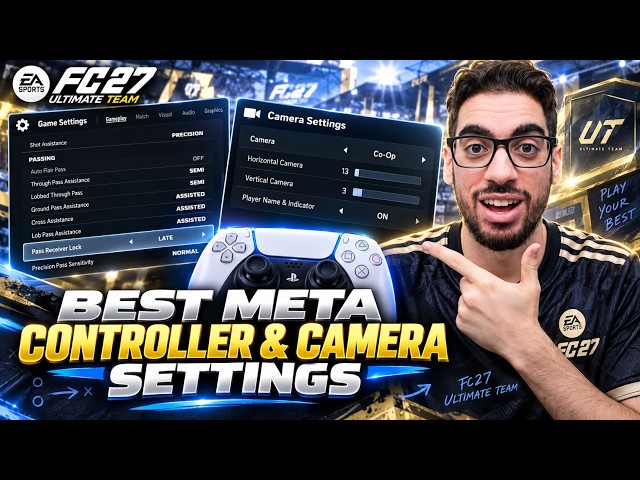 The BEST META Controller & Camera SETTINGS In FC 27 Ultimate Team