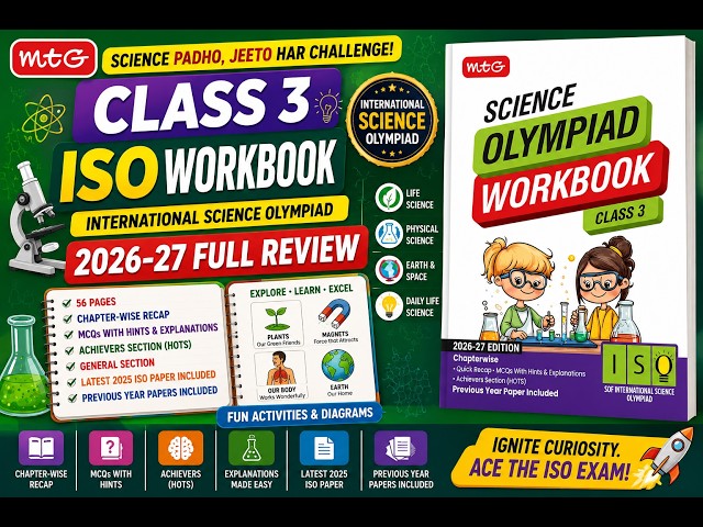 MTG Science Olympiad Workbook for Class 3 | Full Review | Best Book