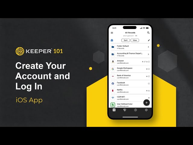 Keeper 101 - How to Create Your Keeper Account on iOS