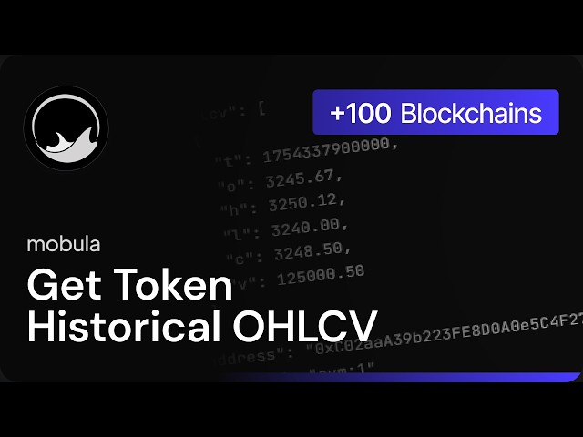 Access Token OHLCV Historical Data Across Ethereum, Solana, BNB, Base & More | Mobula API