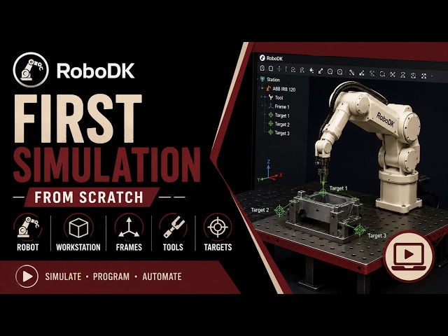 Learn RoboDK from Scratch: Your First Robot Workstation & Simulation | Royal Research