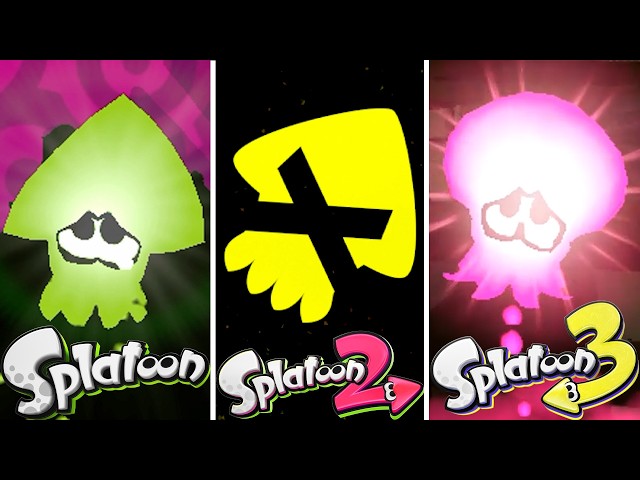 Evolution of - Game Over in Splatoon Games (2015-2026)