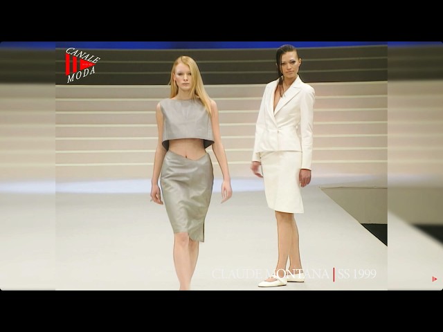 CLAUDE MONTANA Spring Summer 1999 Milan 4K - Canale Moda