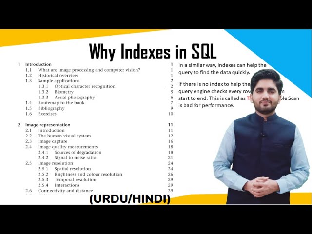 INDEXES IN SQL SERVER (URDU / HINDI)