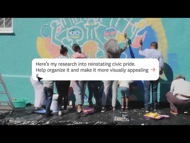 LeapSpace, visualisation