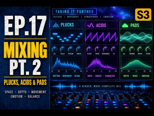 How to Make Uplifting Trance – EP 17: Mixing Acids, Plucks, & Pads