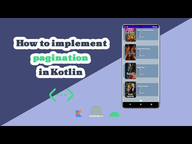 How to implement pagination in Kotlin