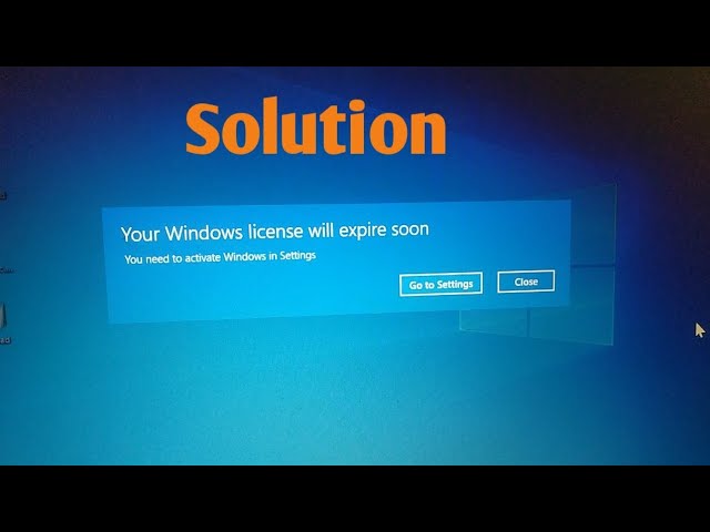 Your Windows License Will Expire Soon @DesiSculpts