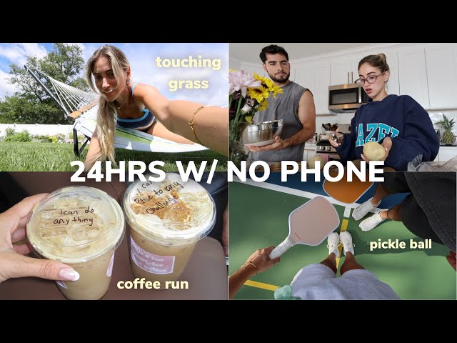 24 WITHOUT A PHONE ❥ digital detox day in my life vlog