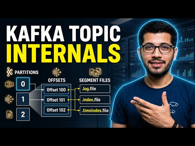 How Kafka Stores Messages Inside Topic Partitions | Segment Files and Offsets with Practical Demo