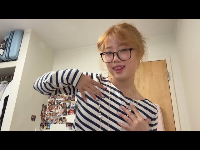 ASMR Fit Check !! Fabric Scratching & Soft Whispering 