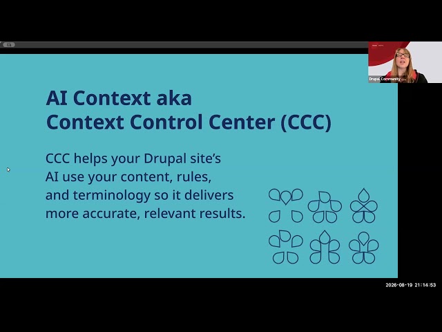 Drupal AI: Context Control Center update and demo, August 2026