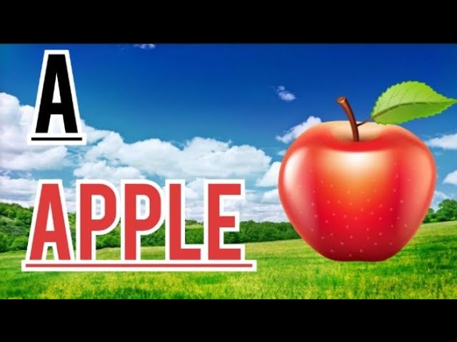 ABCD abcd English Alphabets l  kids learn with picture ll Eng. Alphabets ABC Preschool Learning