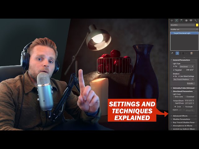 Beginning Lighting Tutorial | Introduction to 3ds Max Standard Lights