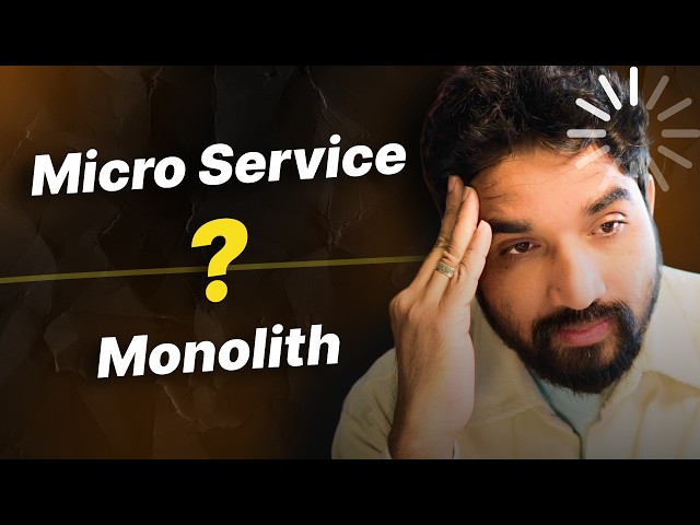 Monolith vs Microservices 🤯 What, Why & How? Explained In Hindi | Day 36/100