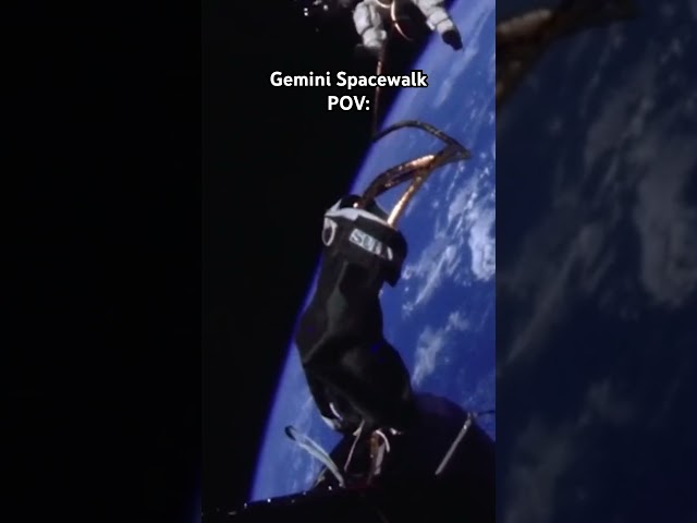 POV you are on a spacewalk