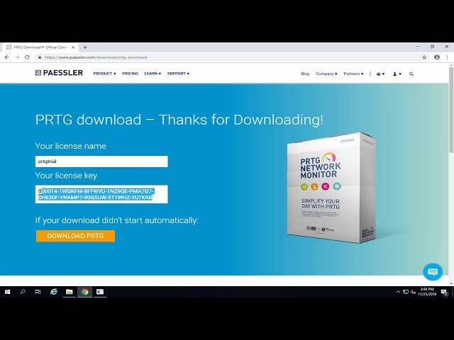 install network monitoring software:  install network monitor tool