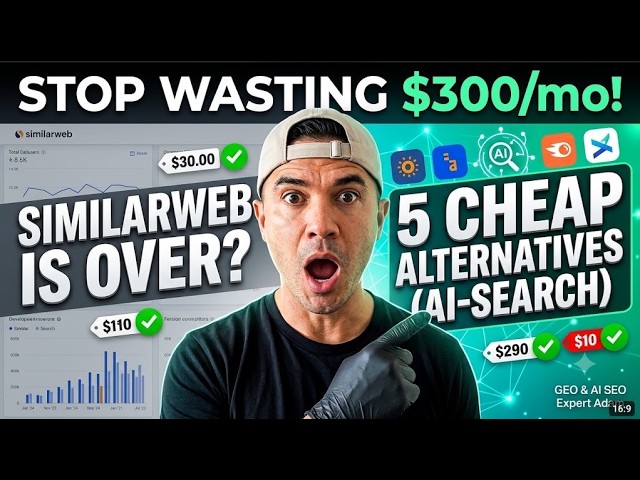 5 Best Similarweb Alternatives for 2026 (Traffic & AI Search Intelligence)