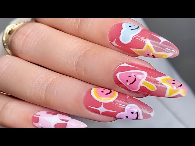Super Cute & Gorgeous Pink Nail Design Tutorial - Easy Nail DIY