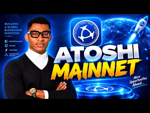 🚀 ATOSHI MAINNET UPDATE. DON'T MISS THE LIVE EVENT