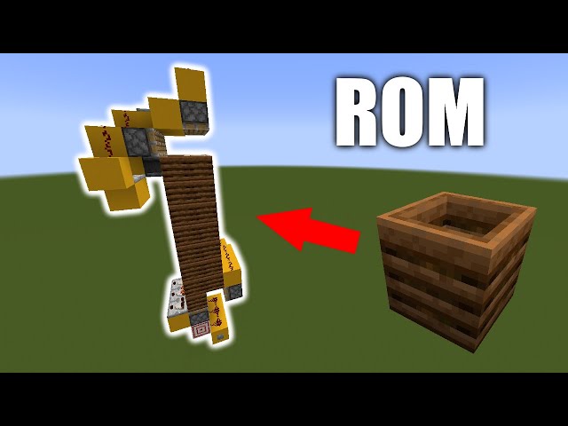ULTRA-Compact ROM | Minecraft Redstone Computing