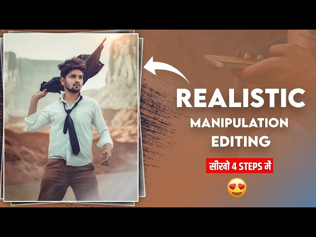 Realistic Photo Manipulation editing tutorial in Picsart Mobile - #NSBPictures #Rajaneditz