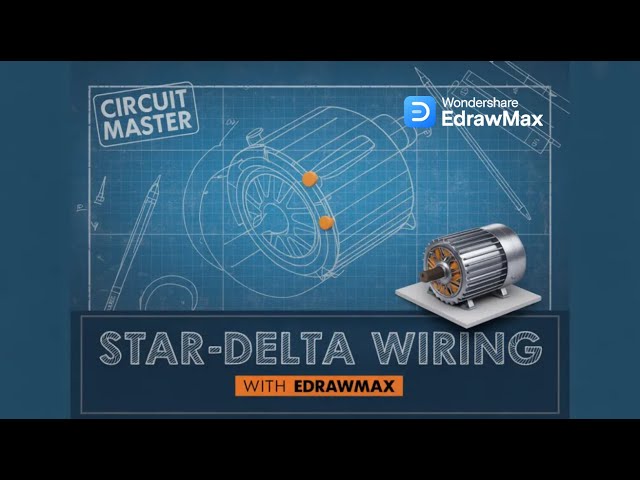 How to Make a Star Delta Starter Wiring Diagram in EdrawMax